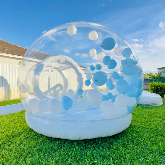 BOUNCE BUBBLE HOUSE WITH INFLATABLE FLOOR