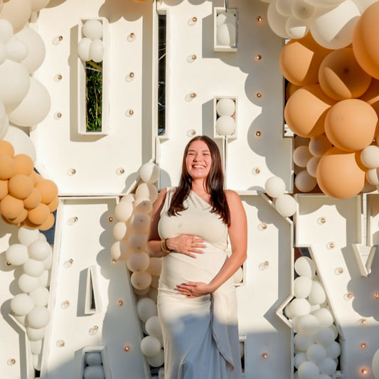 MARQUEE “OH BABY” WITH BALLOONS